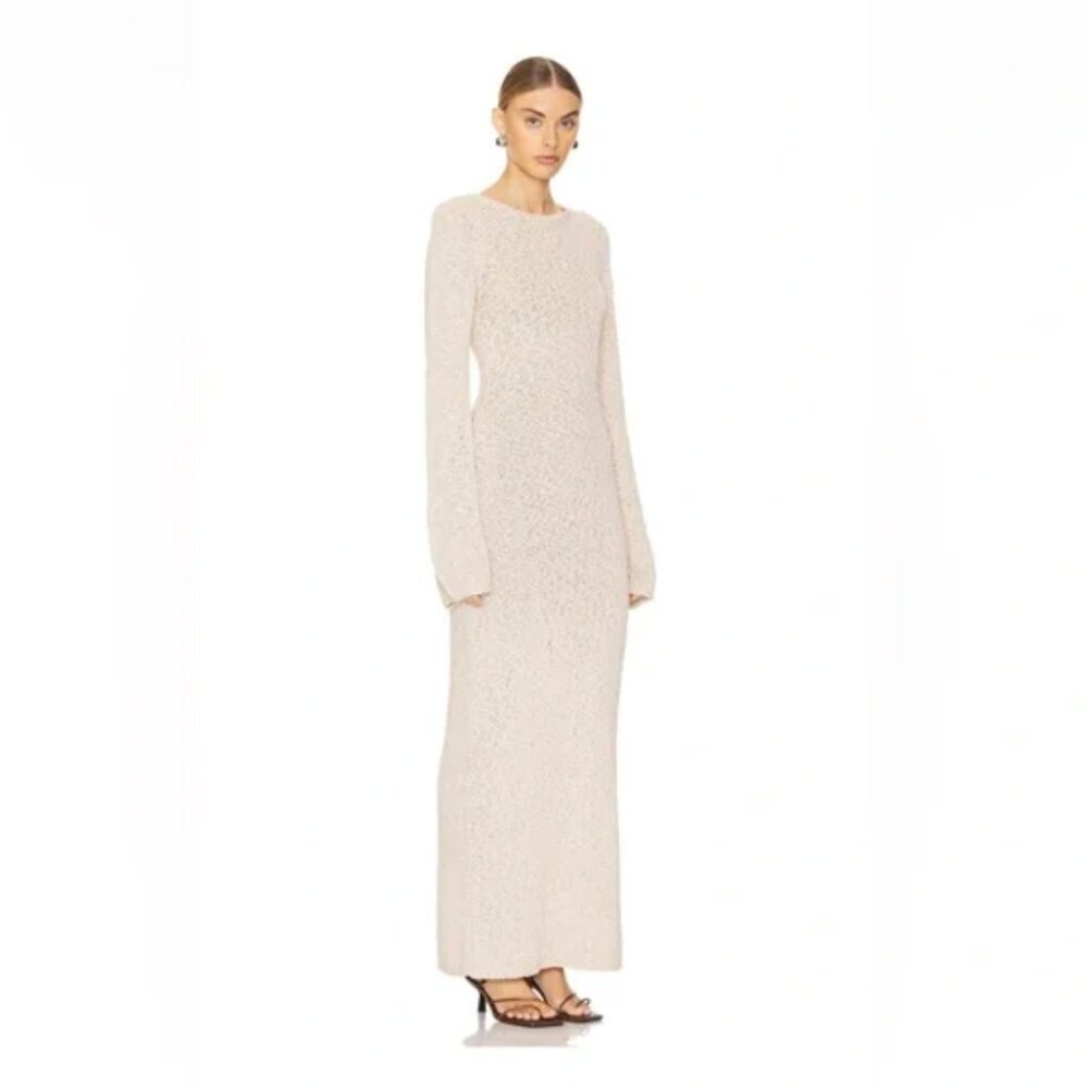 Tularosa Titta Maxi Dress in Ivory, XXS - Picture 7 of 7